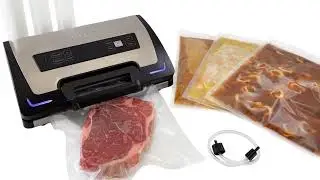 Keep Food Fresh Longer! Nesco Vacuum Sealer with LiquidLock&trade; & Canister Sealing 🥩