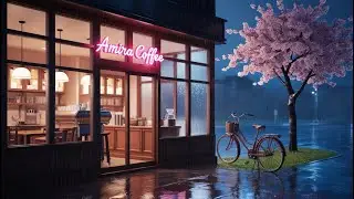 Lofi Aesthetic Chill 🎧 Vintage Coffee Shop Rain with 80s & 90s Nostalgic Vibes