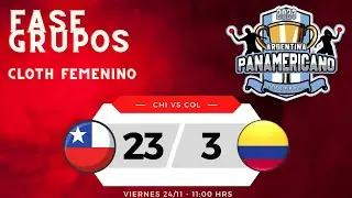 CHILE VS COLOMBIA - CLOTH FEMENINO / PANAMERICANO DODGEBALL BUENOS AIRES 2023
