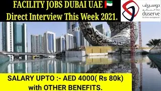 Du Serve Facility management job vacancy Dubai // Latest gulf job 2021// maintenance jobs for UAE🇦🇪.