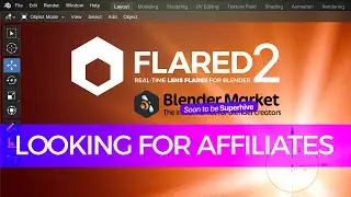 Flared2 - Become an Affiliate and Earn on Every Sale (Blender Addon Promo)