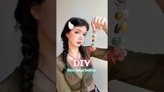 ~ ⊹ DIY sea keychain 🐚 ⊹ ~ #diy #thehandmadens pinterest #keychain #craftideas #thehandmadens #clay