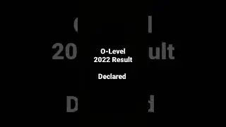 O-Level 2022 Result Declared