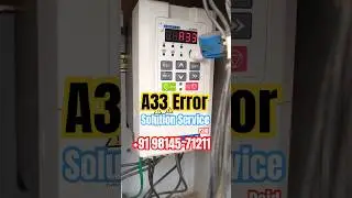 #Emotron CG Error Solution A33 #kusumsolar Service Paid +91 98145-71211