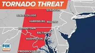 Isolated Tornadoes Possible for Northeast, Mid-Atlantic Wednesday