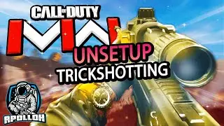 CRAZY UNSETUP OUT OF THE MAP TRICKSHOT ON MW3! (4 SHOTS!) | MW3 TRICKSHOTTING