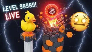 🔥 LIVE: Stack Ball Ultra Satisfying Gameplay | Ball Blast Madness! 🔴