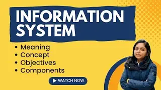 Information System | Importance, Objectives, Components | Information Security - Kanika Vats