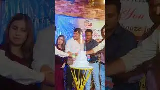 Office celebration 🥳🧿#trending #shortsfeed #funny #youtube #youtubeshorts #cake #officeparty #fyp