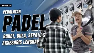 Peralatan Padel Pemula Raket, Bola, Sepatu & Aksesoris Lengkap
