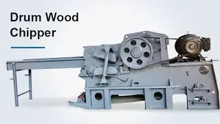 Industry Drum Wood Chipper （Factory demonstration）