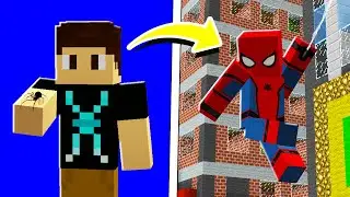 O ARANHAMASTER SE TRANSFORMOU NO HOMEM ARANHA NO MINECRAFT!!