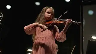 Nora Gauja (9) Performs The Bee (L&rsquo;Abeille &ndash; Fran&ccedil;ois Schubert), Latvian National Symphony Orchestra