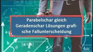 Parabelschar gleich Geradenschar L&ouml;sungen grafische Fallunterscheidung