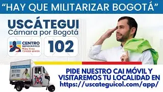 PRESENTACION DE LA LISTA A LA C&Aacute;MARA BOGOT&Aacute; CENTRO DEMOCR&Aacute;TICO