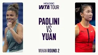 Jasmine Paolini vs. Yue Yuan | 2025 Wuhan Round 2 | WTA Match Highlights