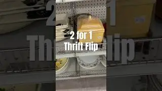 Crazy Thrift Flip transformation | thrifted fall decor kitchen decor thrifted vs styled