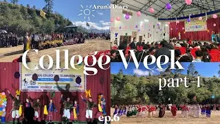 College Week Vlog 🌥️| a week in my life | GCB | North East India |
