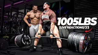 Public Gym Reacts To 1,005LBS Deadlift! (ft. Larry Wheels) 😱