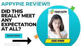 APPYPIE Review-Did This App Builder REALLY Meet Any Expectation At ALL??See(WATCH Before use