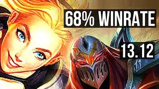 LUX vs ZED (MID) | 68% winrate, 13/2/10, Dominating | NA Grandmaster | 13.12