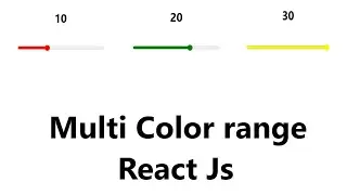 Multi Color Range in React Js