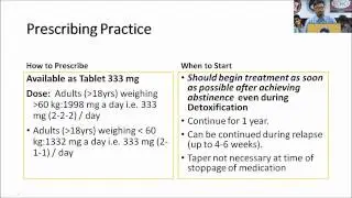 Acamprosate by Dr.Dipthadi Mukherjee