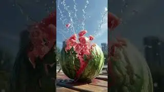 Exploding WaterMelons in Slow Motion.