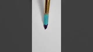 🦋Double Colour Acrylic Paint Blending With Brushes #paintmixing #acrylicart #satisfying #paintmix