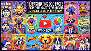 Fascinating Dog Facts: From Their Noses to Their Hearts, Color Vision to History!