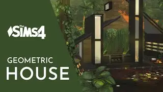 🌴🌺Ultra Modern Amazon House | Geometric Architecture  | No CC | The Sims 4 | Stop Motion