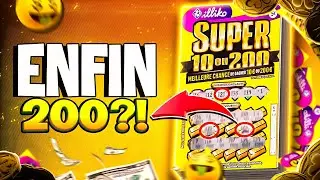 ENFIN le 200&euro; PARMIS ces 20 Tickets de SUPER 10ou200 ?!