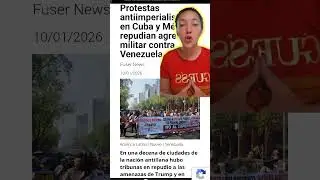 #Protestas antiimperialistas en #Cuba y #M&eacute;xico repudian agresi&oacute;n militar contra #Venezuela