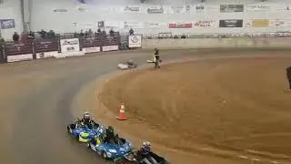 1-2-21 #25 ELI DUMPERT HANNIBAL MISSOURI ROOKIE FLAT KART FEATURE