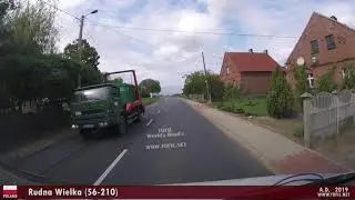 Rudna Wielka (56-210) - POLAND 2019 Road Trip DASHCAM WWW.TOFIL.NET
