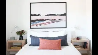 Рамка в стиле холста IKEA Bjorksta + большой урок рисования