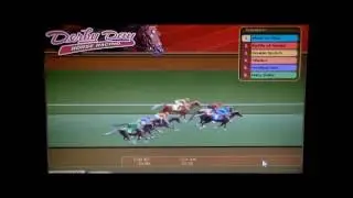 Derby Day, horse racing on arcade game.