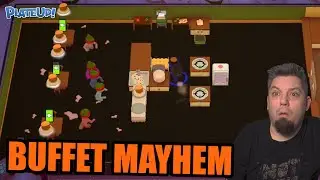 Шведский стол обернулся неудачей | PlateUp Burger Buffs