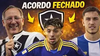 💣 ACORDO FECHADO! Botafogo Vai ANUNCIAR Reforços de PESO com 500 MILHÕES. Notícias do BOTAFOGO HJ