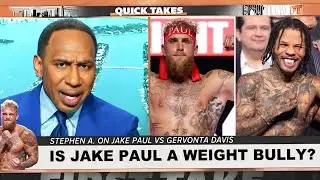 &ldquo;Stephen A. Smith DESTROYS Jake Paul! Brutal Truth About Gervonta Davis Fight EXPOSED 🔥&rdquo;