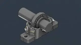 Shaft bearing block disassembly