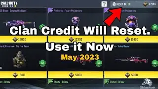 Clan Credit Will Get Reset | Clan Rank Reset Rewards Cod Mobile | May-June 2023