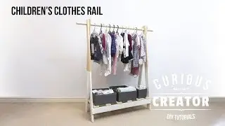 #45 Childs Clothes Rail - DIY Curious Creator