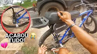A RAIO QUEBROU A 10 KM DE CASA!