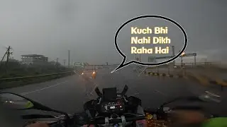 RAIN RIDING IN STORM | BMW R 1250 GS Adventure Ride Experience