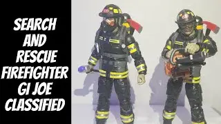 SEARCH AND RESCUE FIREFIGHTER GI JOE CLASSIFIED EN ESPAÑOL