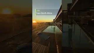 Would You Start Your Morning Here? 🌅 | Rooftop Pool Views at 16 Bree Street Cape Town