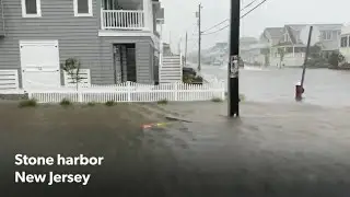 Tropical storm fay in New Jersey | 10 July 2020