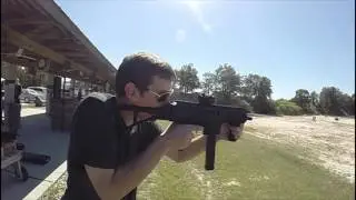 B&T APC45 Versus H&K UMP 45 (Full Auto Slow Motion)