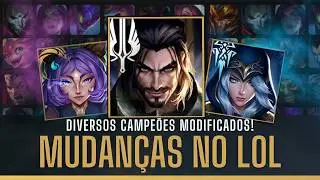 MUDAN&Ccedil;AS NO LOL! 18 CAMPE&Otilde;ES MODIFICADOS E 3 ITENS, PR&Eacute;VIA 25.18